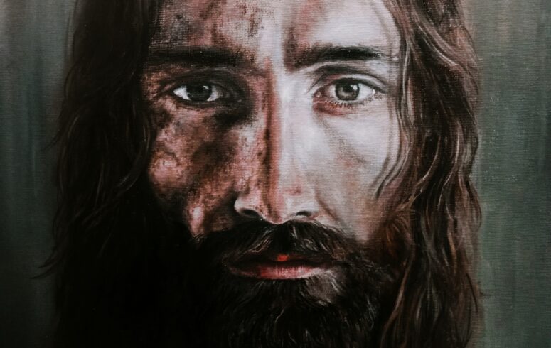Krisztus portré | 30×40 olaj, vászon